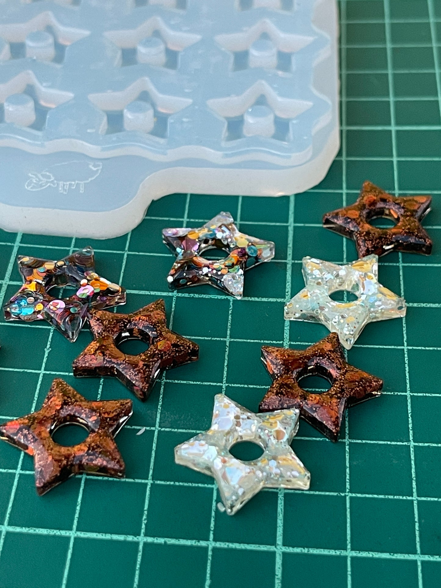 20 mm Silicone Mold for Star Earrings