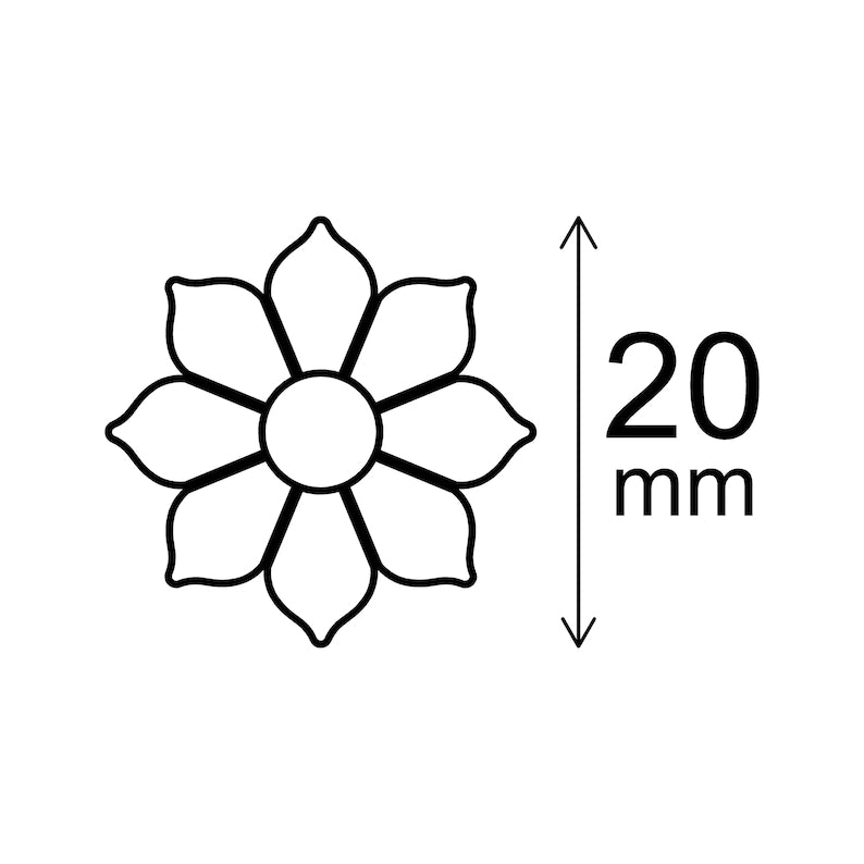Flower Earring Silicone Mold – 12 Cavities, 20mm | Resin Jewelry Making
