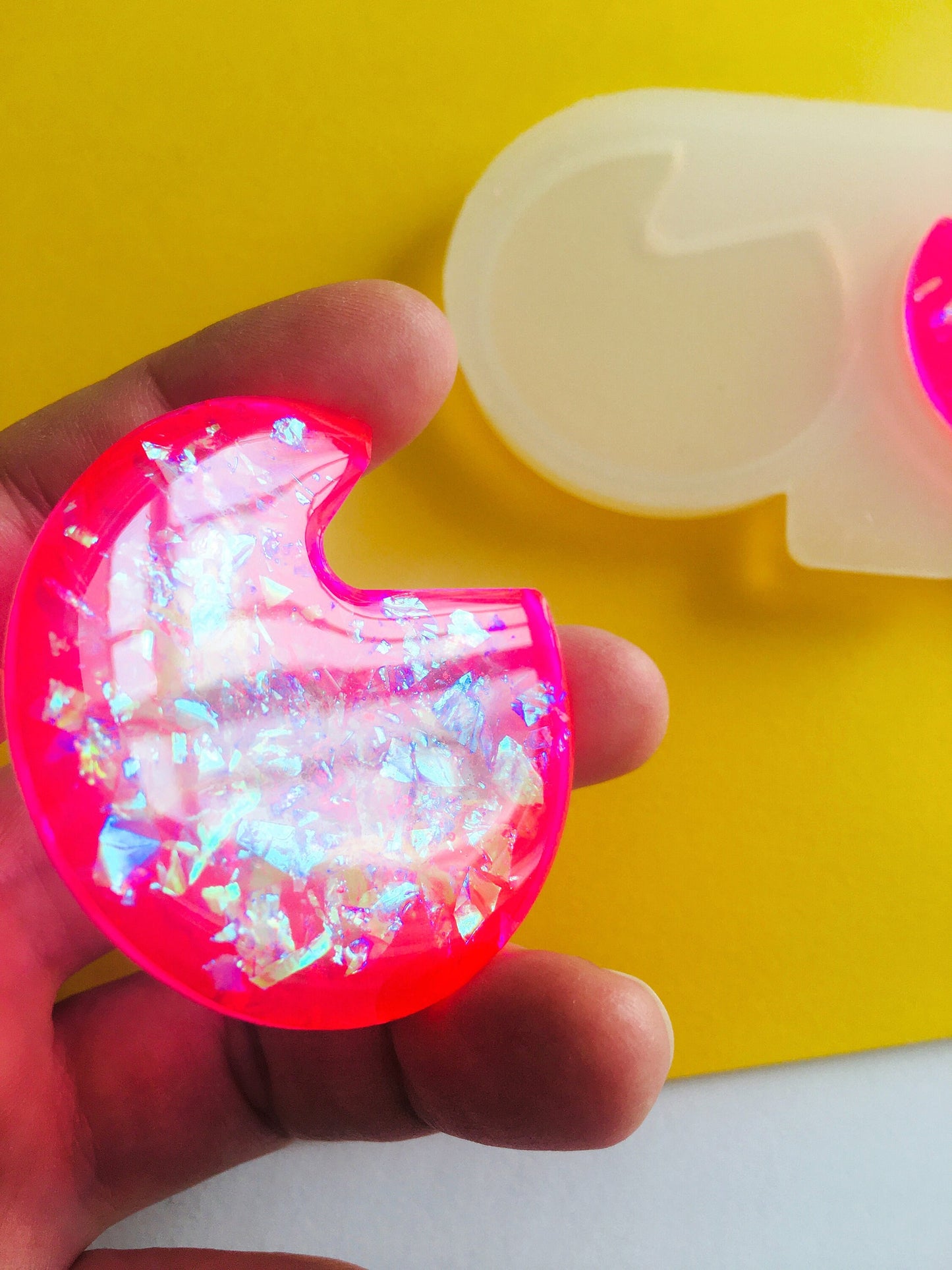 Silicone mold earrings circles . Mold circles XL for epoxy and UV resin. Form earrings circles. Jewelry earrings modern form. XL mould round