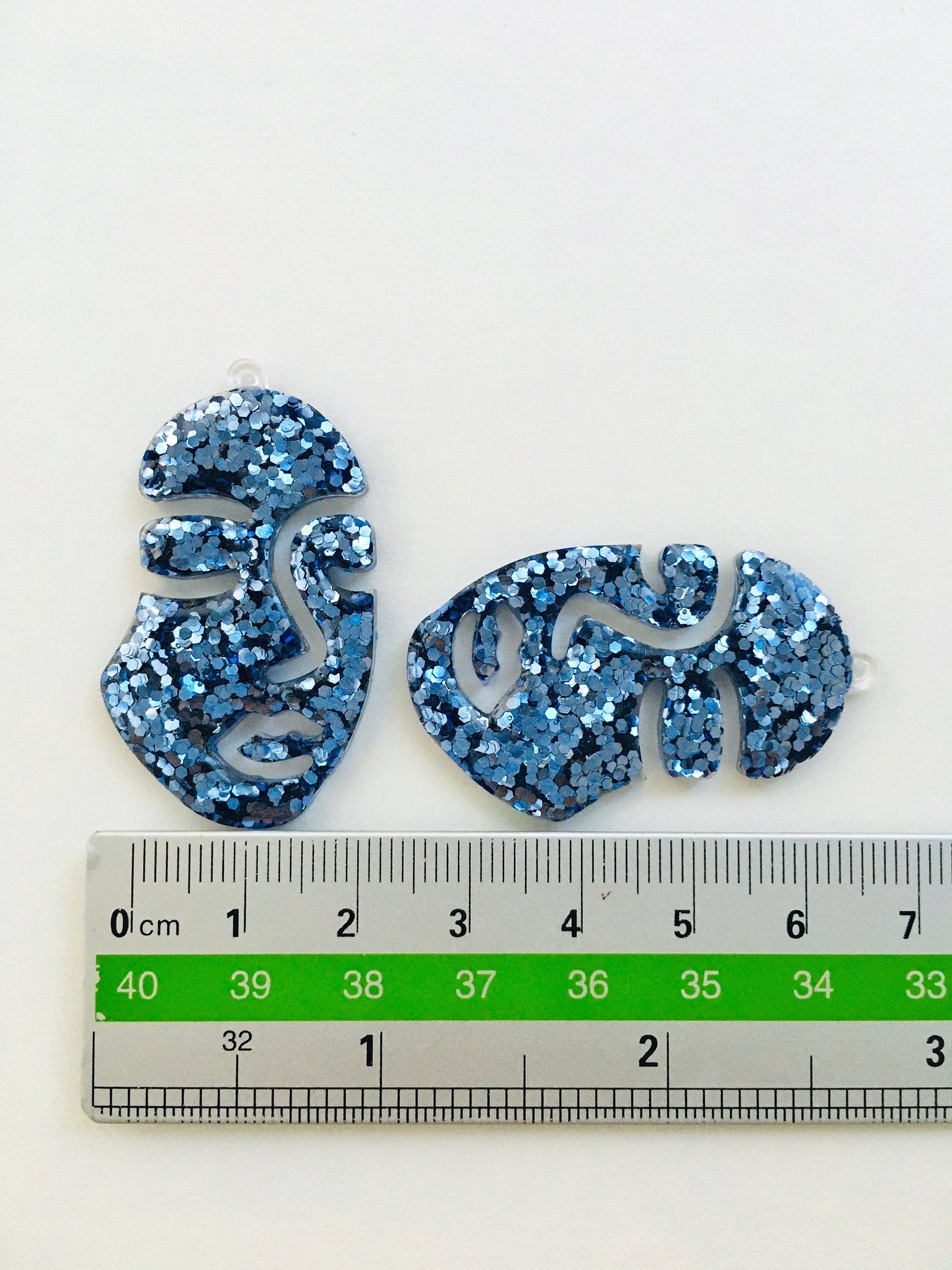 Mold for UV resin. Women face earrings mold. Silicone mold for epoxy and UV resin. Clear gloss resin. Jewelry earrings.Female face Earrings