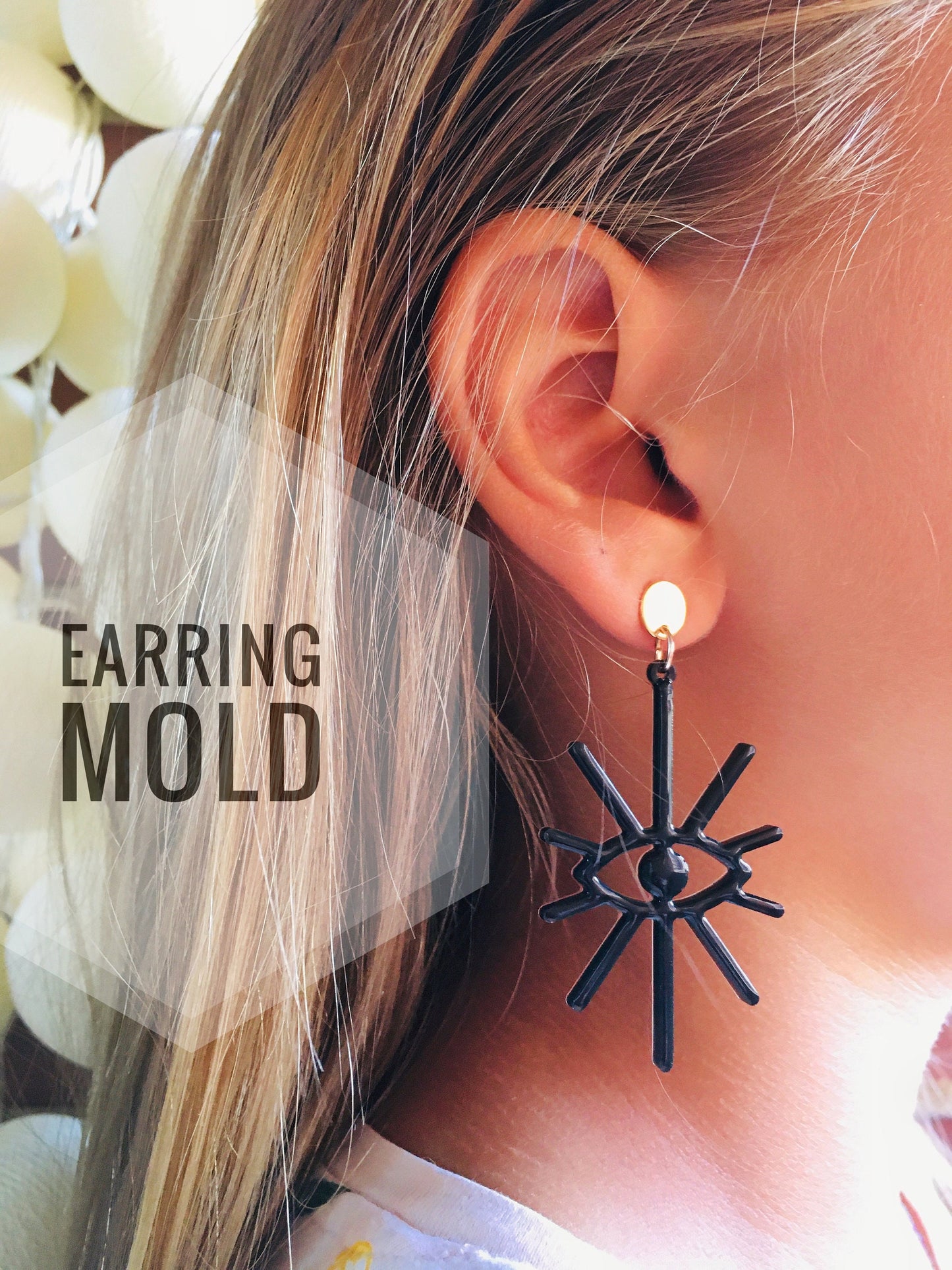 Mold eyes for uv and epoxy resin. Super gloss resin mold. Jewelry earrings form . Rubber mould eyes.