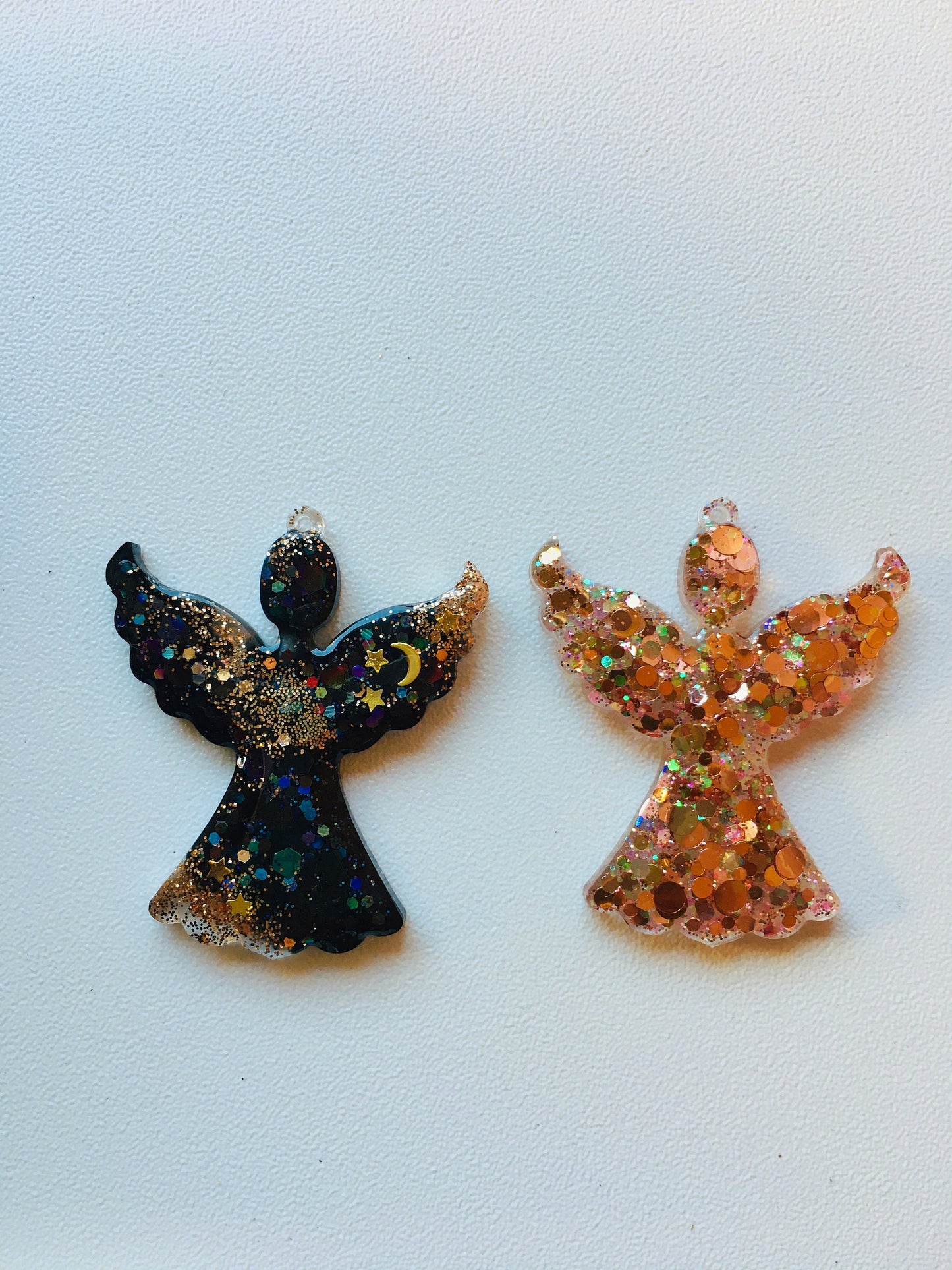 Christmas angel. Silicone mold for epoxy resin earrings.