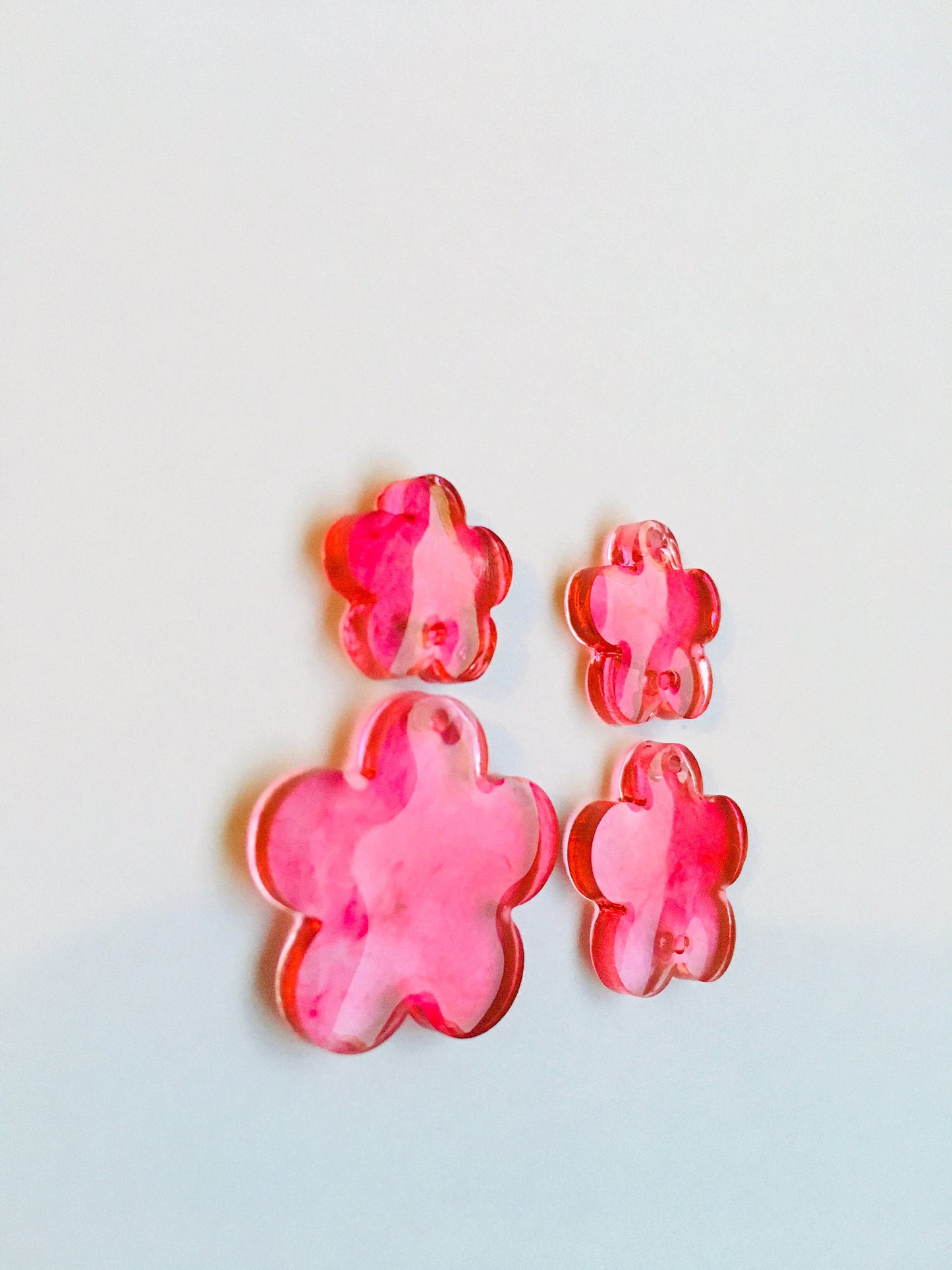 Stud earrings flowers Mold. Silicone mold for UV and epoxy resin. Flowers Earrings.Set of do-it-yourself earrings