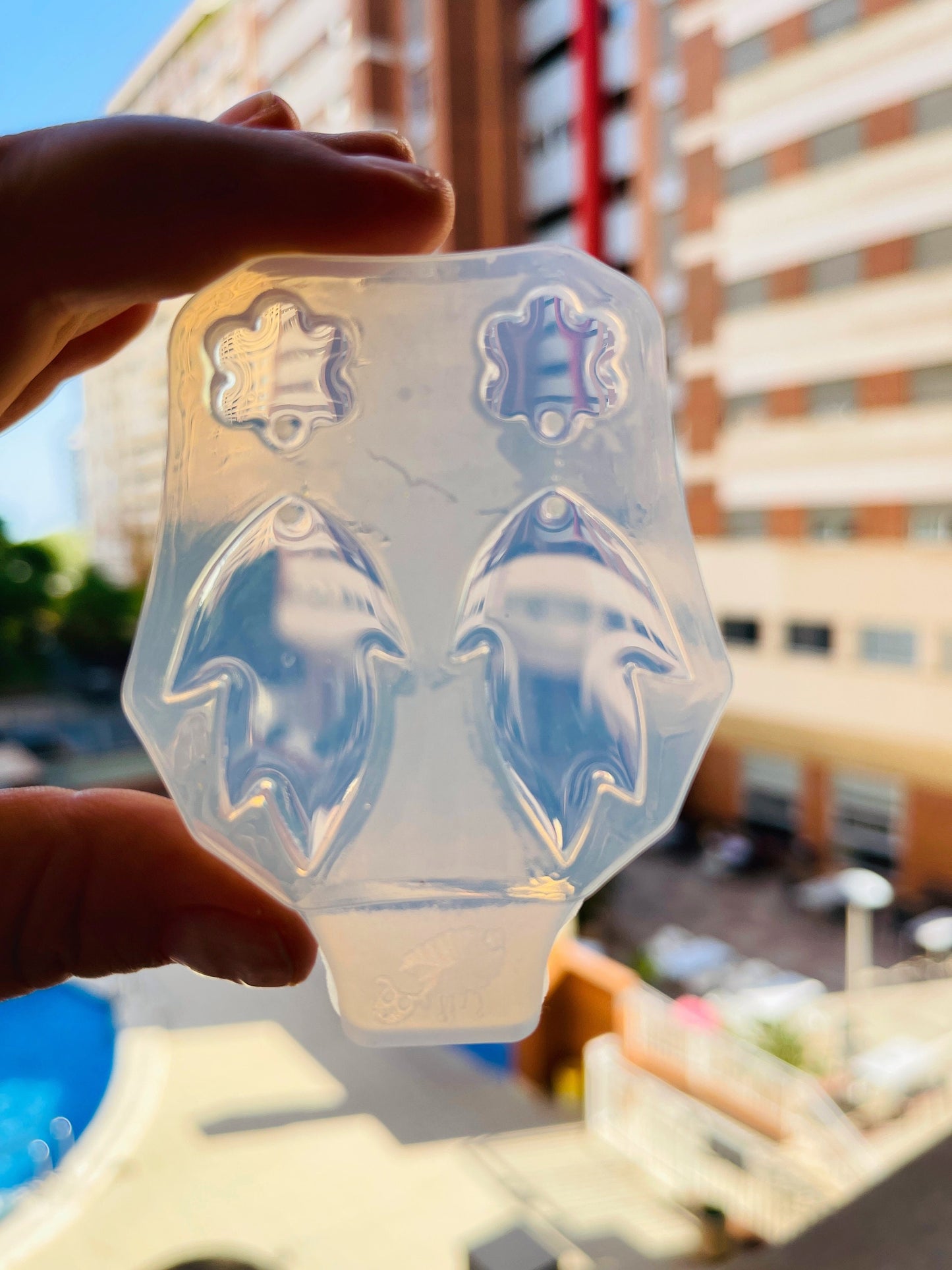 Mold silicone sheet. Leaf earrings for epoxy and UV resin. Leaf Form. Resin jewelry earrings.