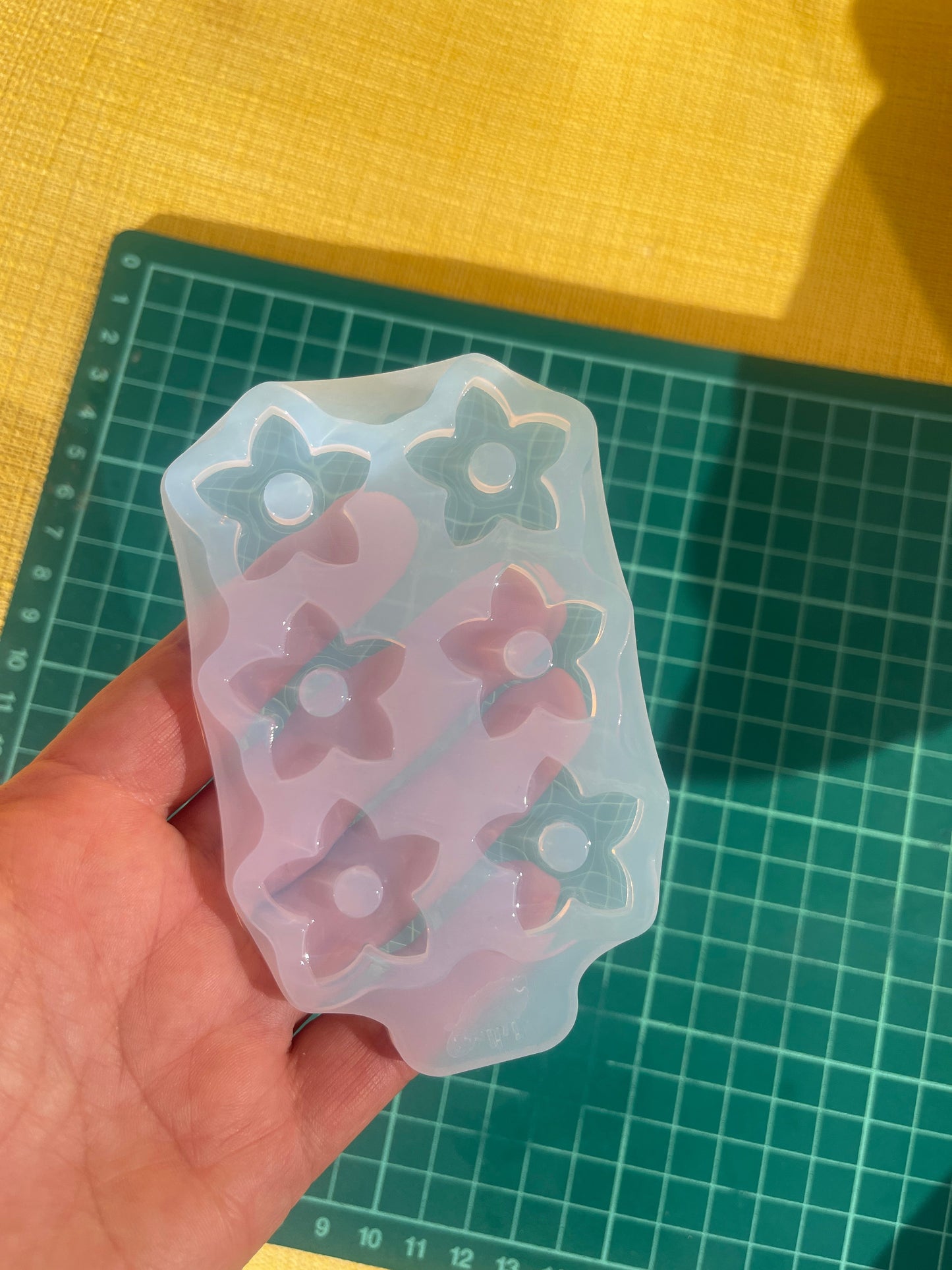 Silicone Mold for Flower Earrings