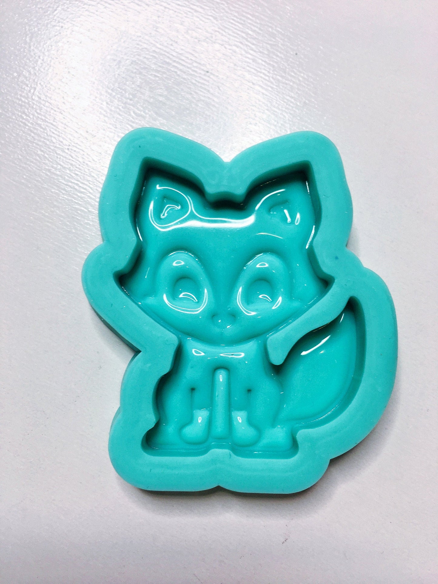 Silicone fox mold for epoxy. Mold resin art. Super glossy resin mold. DIY form for a fox. Jewelry diy mold pendant..