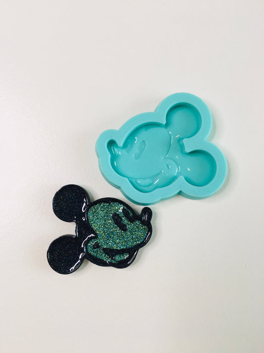 Silicone mold mickey mouse  for epoxy. Mold resin art. Super glossy resin mold. DIY form for a mickey mouse. Jewelry diy mold pendant..