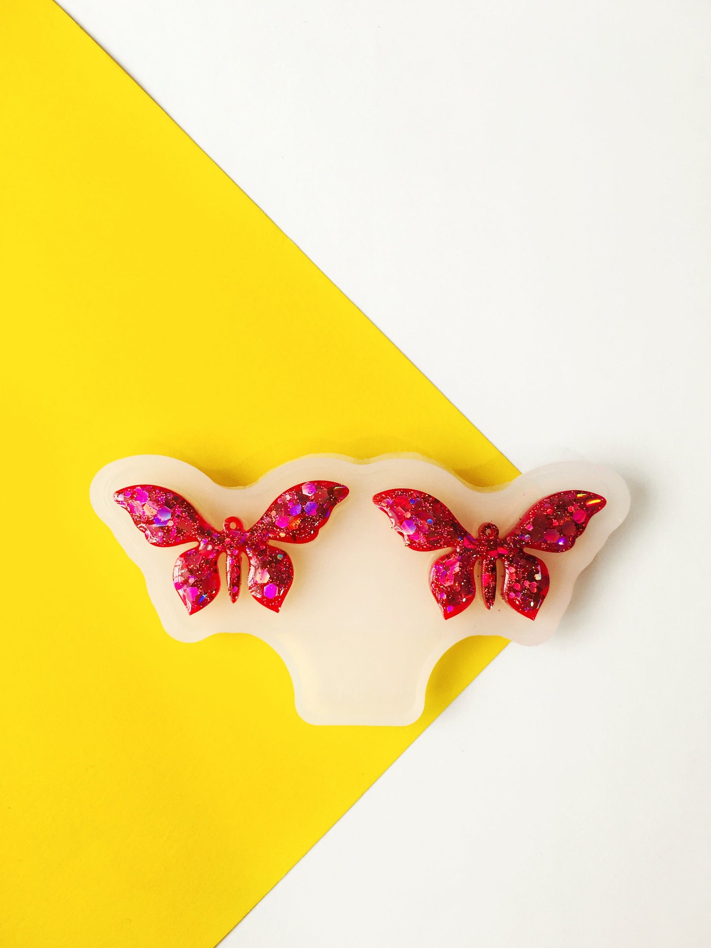 Mold silicone butterflies. Butterflies earrings mold  for epoxy and UV resin. Butterflies Form. Resin jewelry earrings.