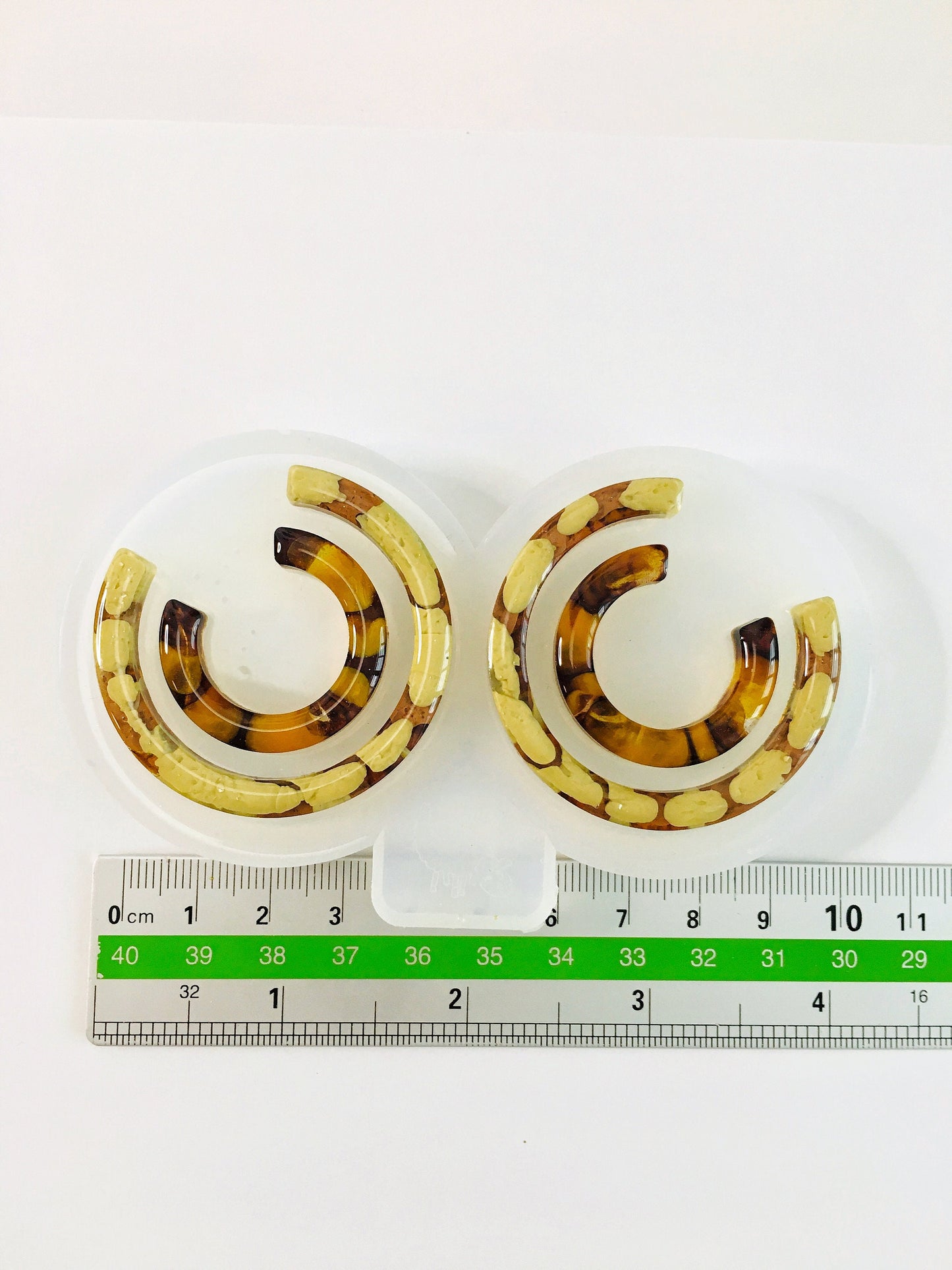 Silicone mold earrings ring . Mold ring for epoxy and UV resin. Mold earrings circles. Jewelry earrings from round. Rubber mould ring.