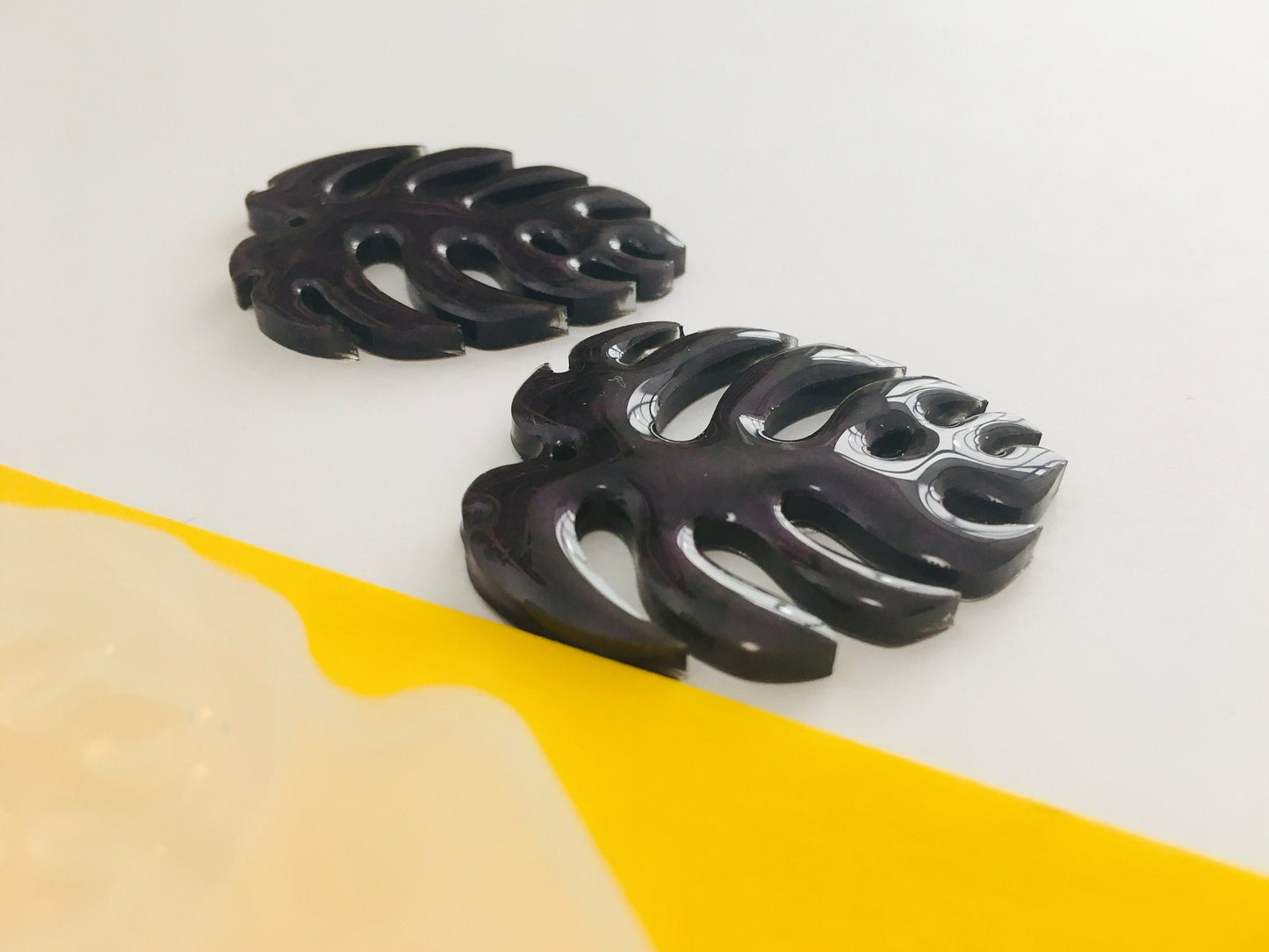 Mold silicone monstera sheet. Small size. Monstera leaf earrings with epoxy and UV resin.Monstera Deliciosa Leaf Form.Resin jewelry earrings