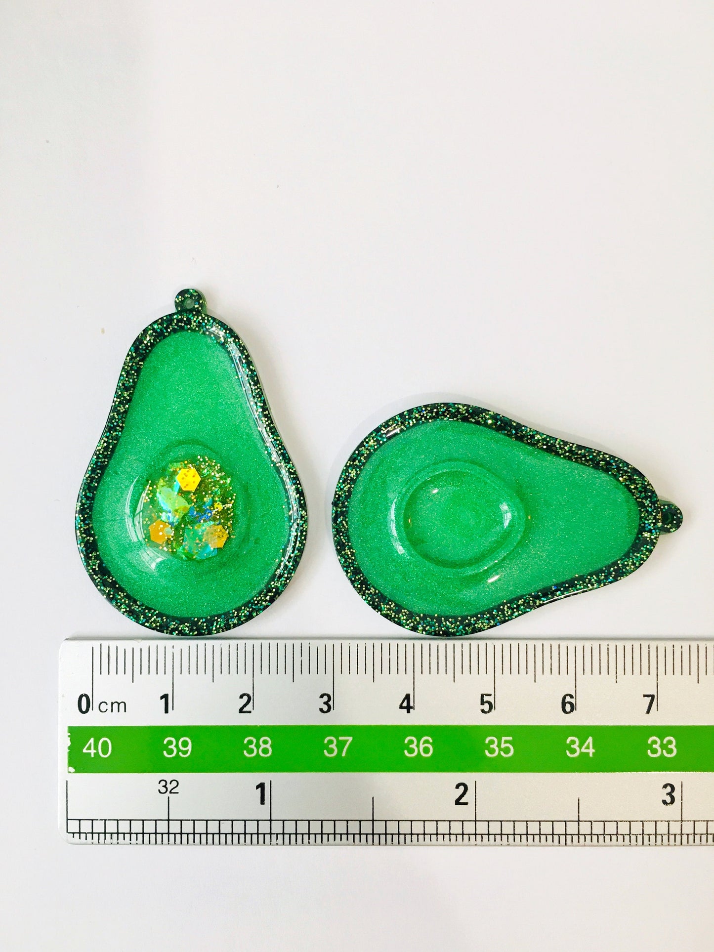 Silicone Mold Halves Avocado. Avocado earrings for epoxy and UV resin. Halves Avocado Form. Resin jewelry earrings.