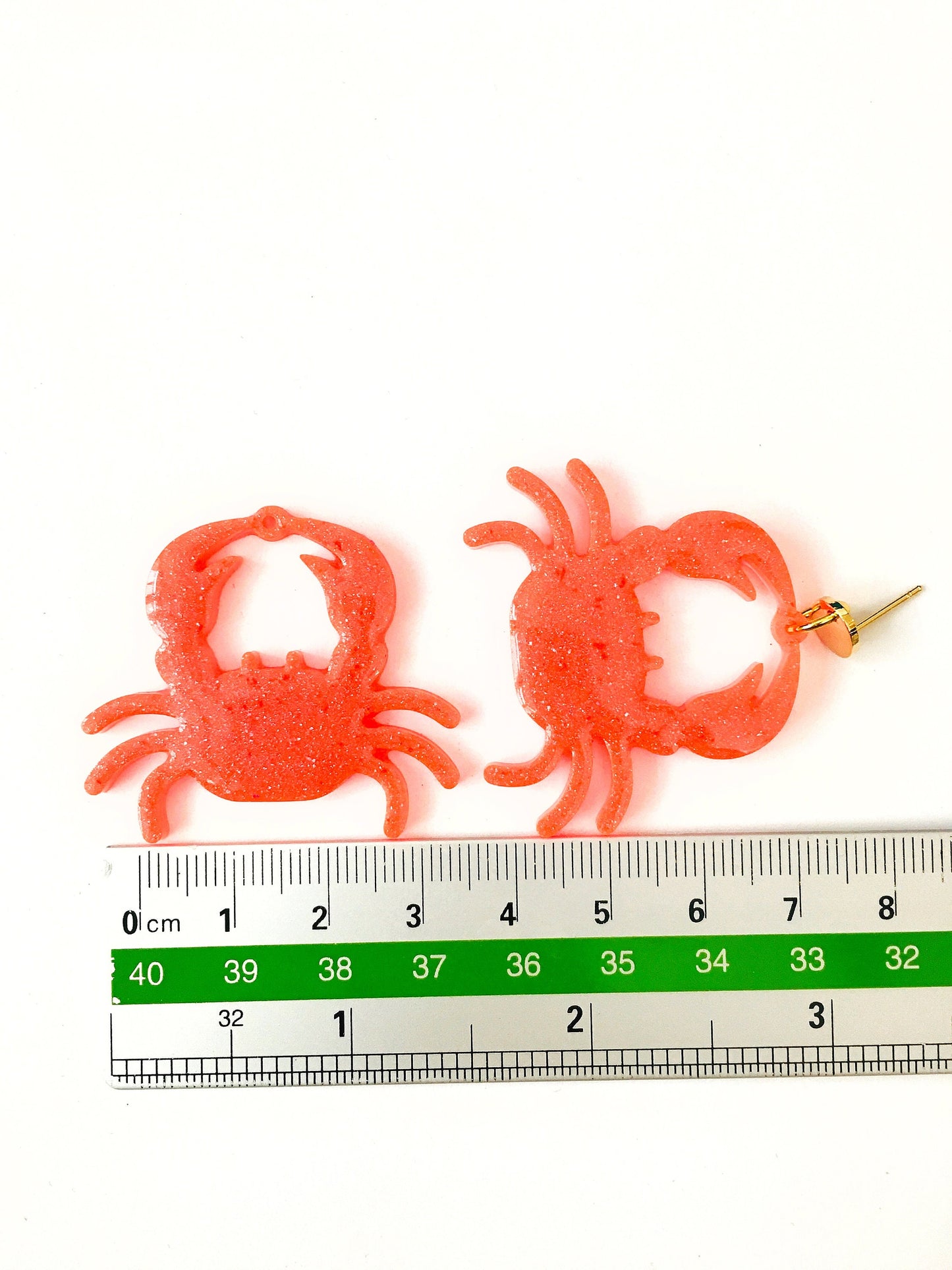 Earrings-crab Mold. Silicone mold for epoxy and UV resin. Clear gloss crab from resin  . Сrab Earrings. Set of do-it-yourself earrings.