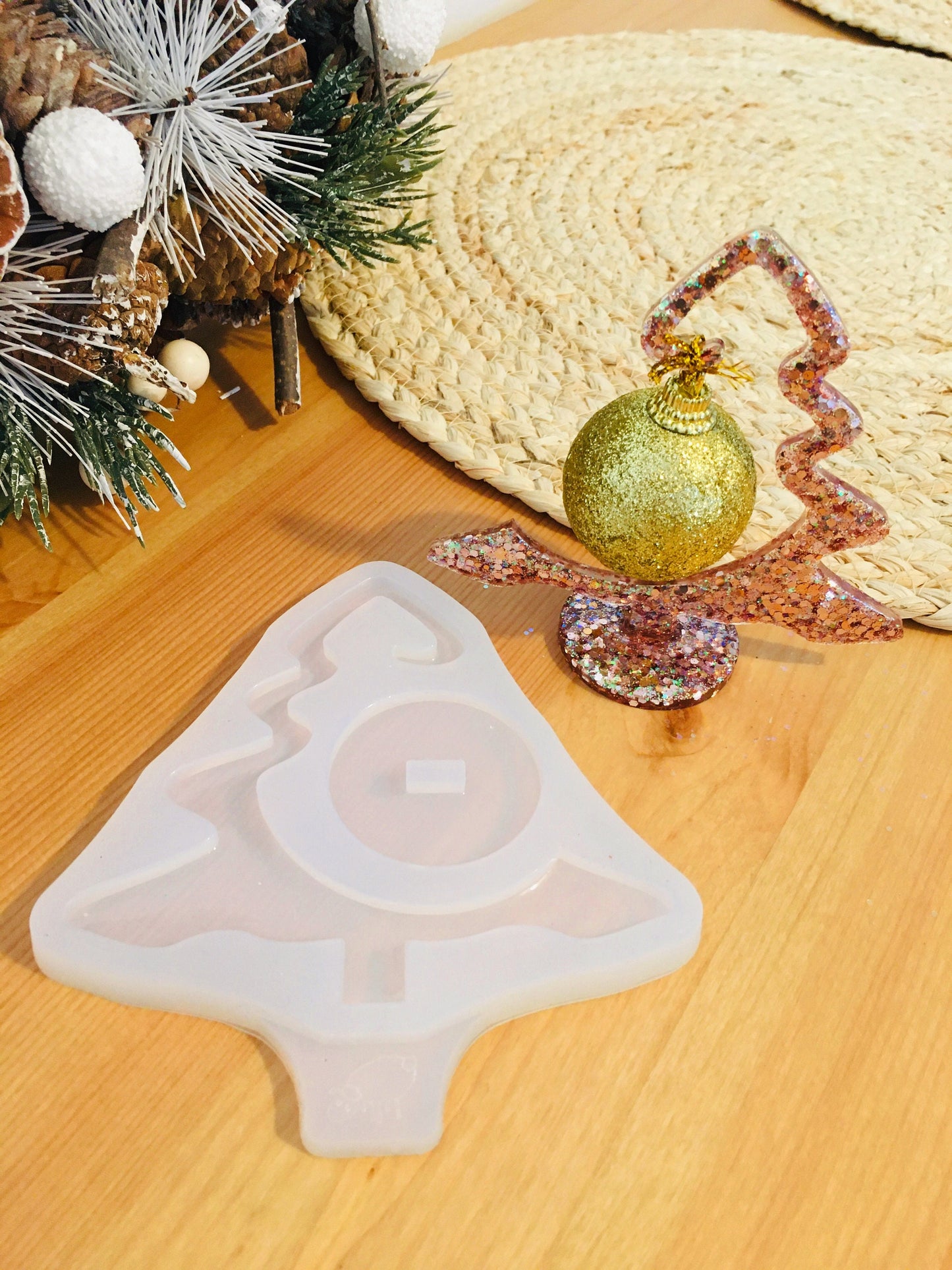 Silicone mold. Little Christmas tree.