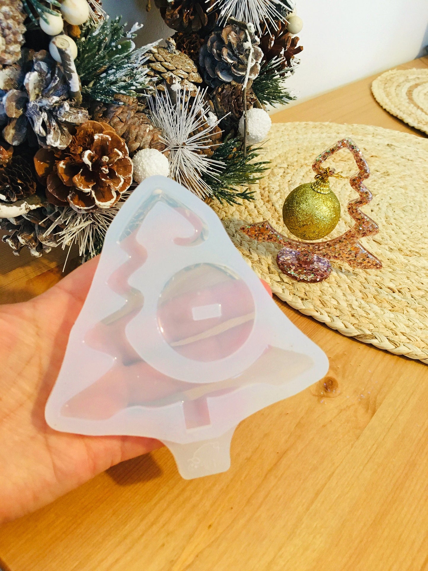 Silicone mold. Little Christmas tree.