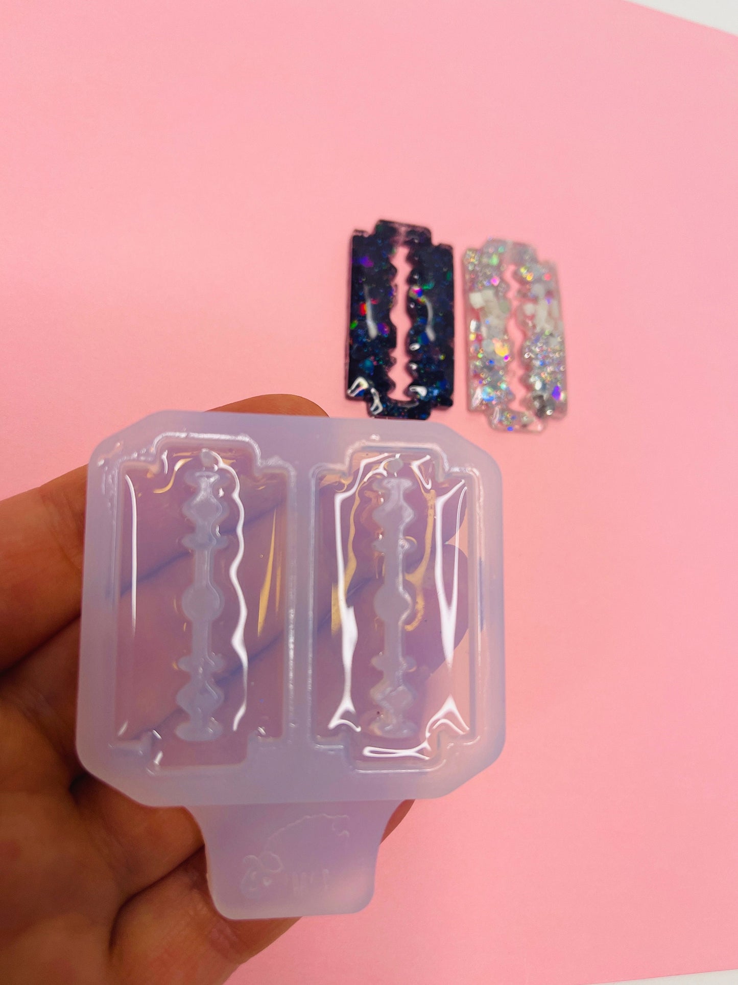 Razor Blade Mold for epoxi and uv resin