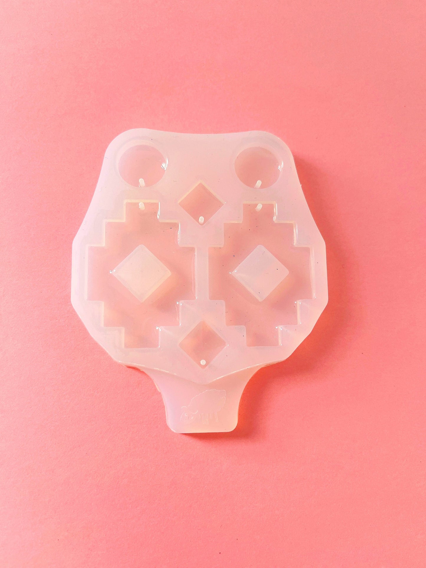 Mold for Aztec resin earrings. For epoxy and UV resin