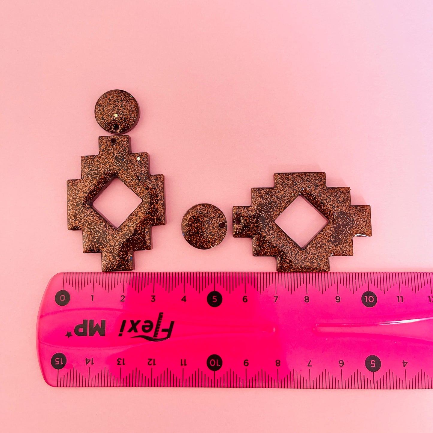 Mold for Aztec resin earrings. For epoxy and UV resin