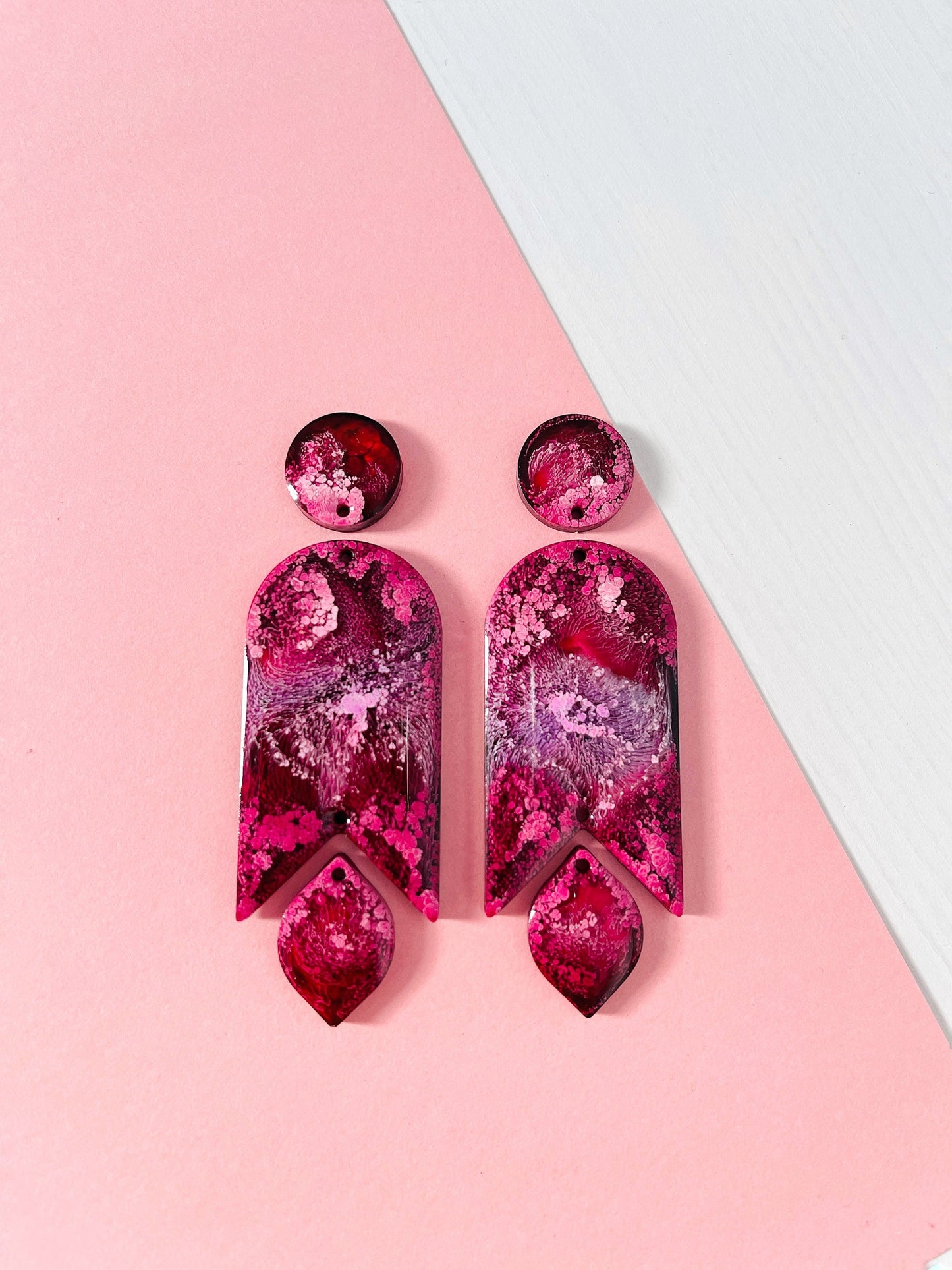 Silicone mold  modern earrings arc  . Mold oval for uv and epoxy resin. Super gloss resin mold. Jewelry earrings form half oval