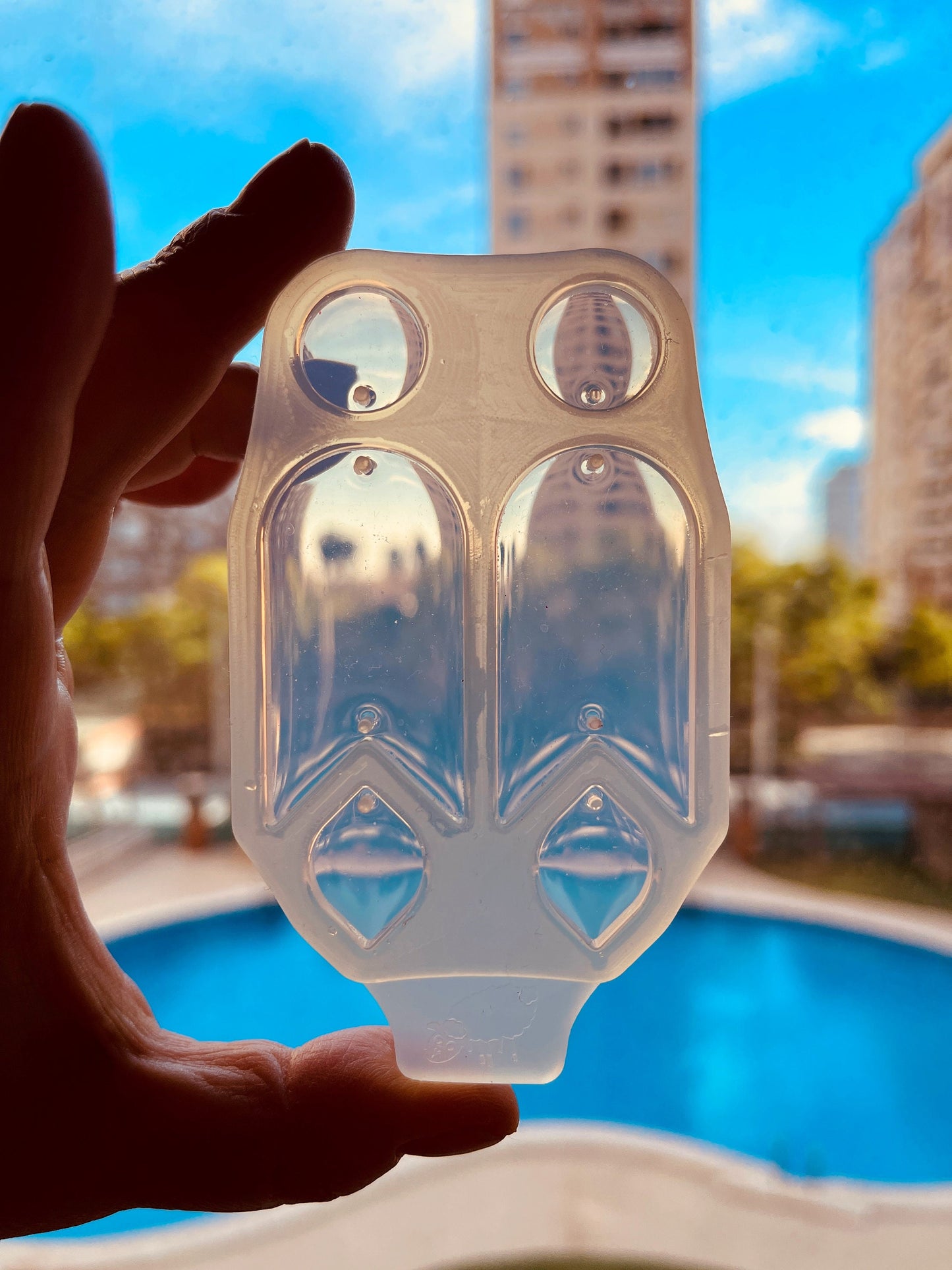 Silicone mold  modern earrings arc  . Mold oval for uv and epoxy resin. Super gloss resin mold. Jewelry earrings form half oval