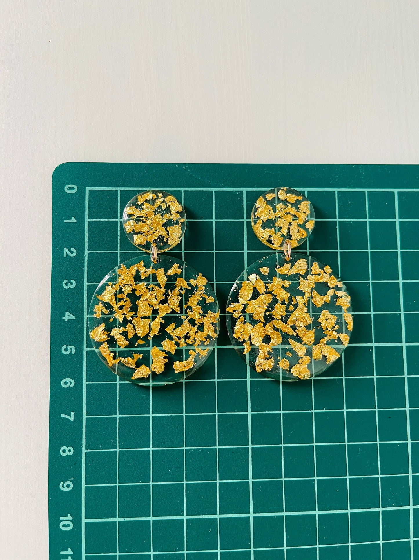 Silicone mold earrings a circle . Mold ring for epoxy and UV resin. Mold earrings a circle.