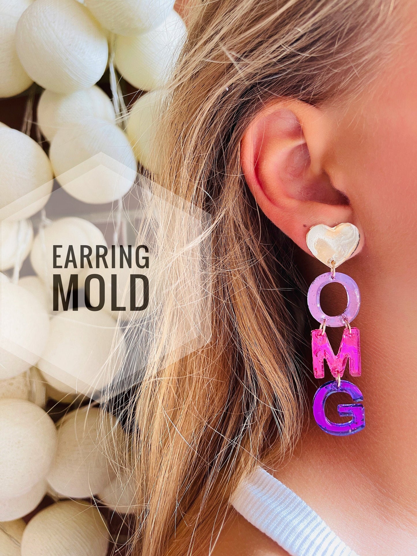 Oh my God what earrings. Silicone molds from the manufacturer.