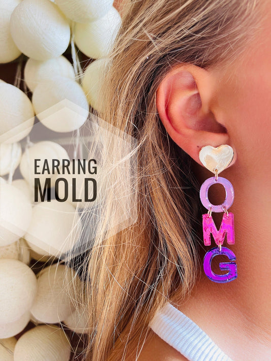 Oh my God what earrings. Silicone molds from the manufacturer.