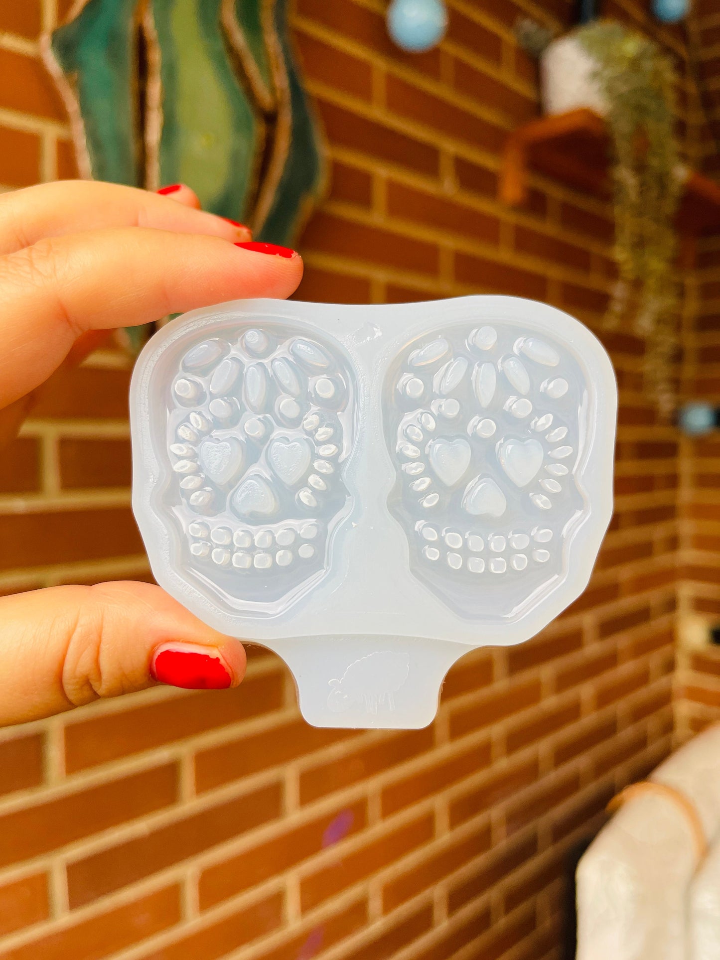 Earrings molds. SUGAR SKULL