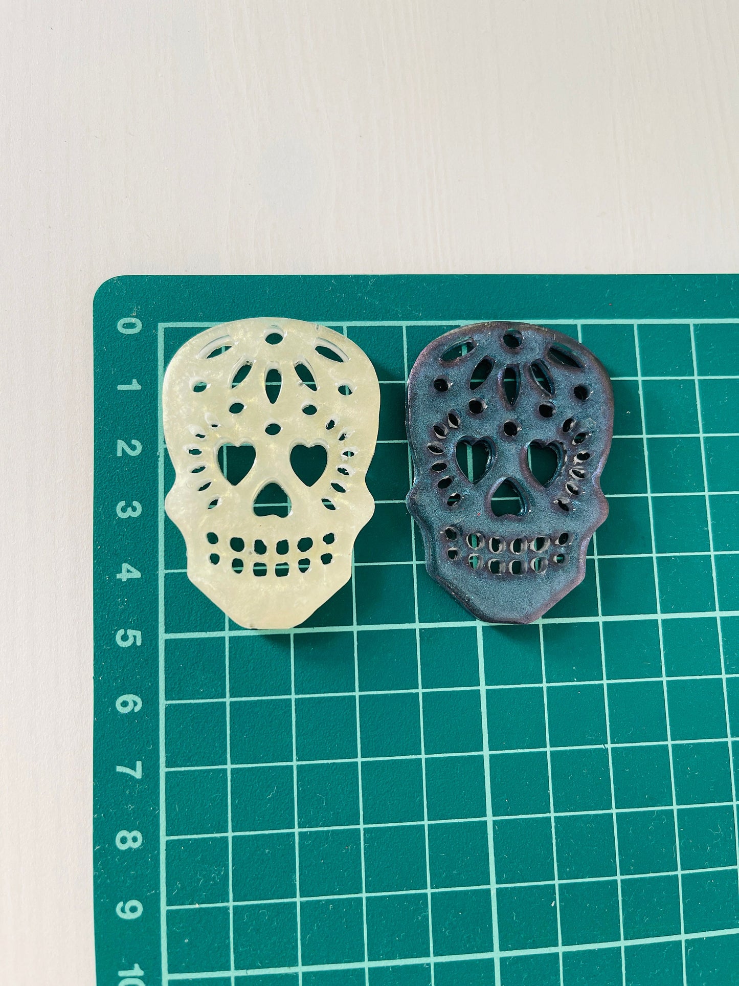 Earrings molds. SUGAR SKULL