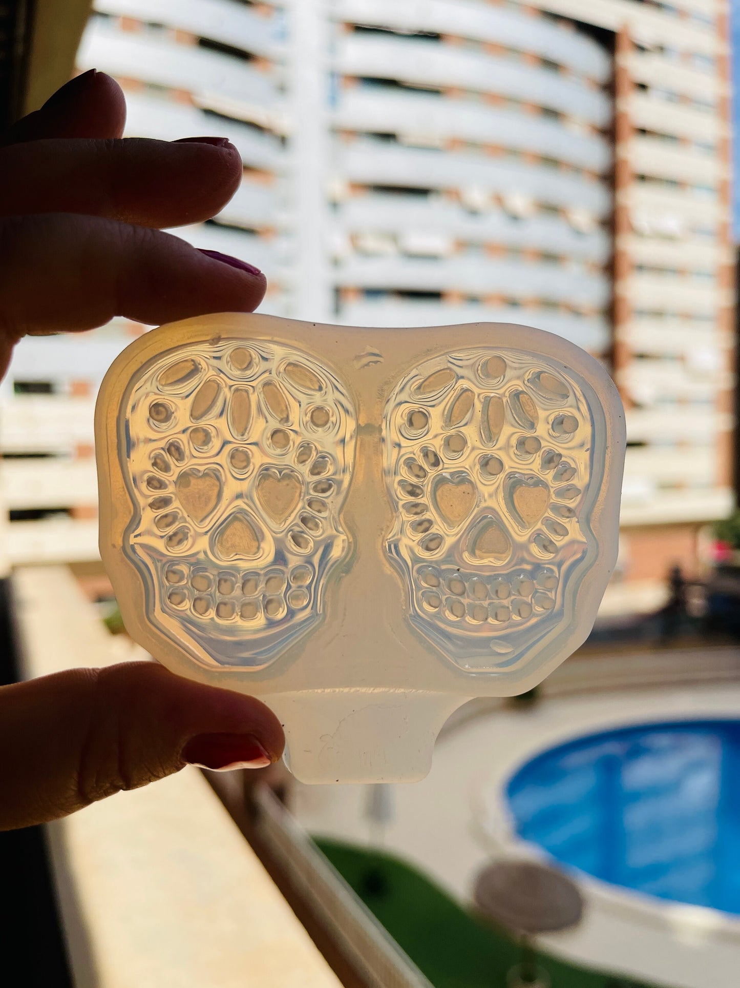 Earrings molds. SUGAR SKULL