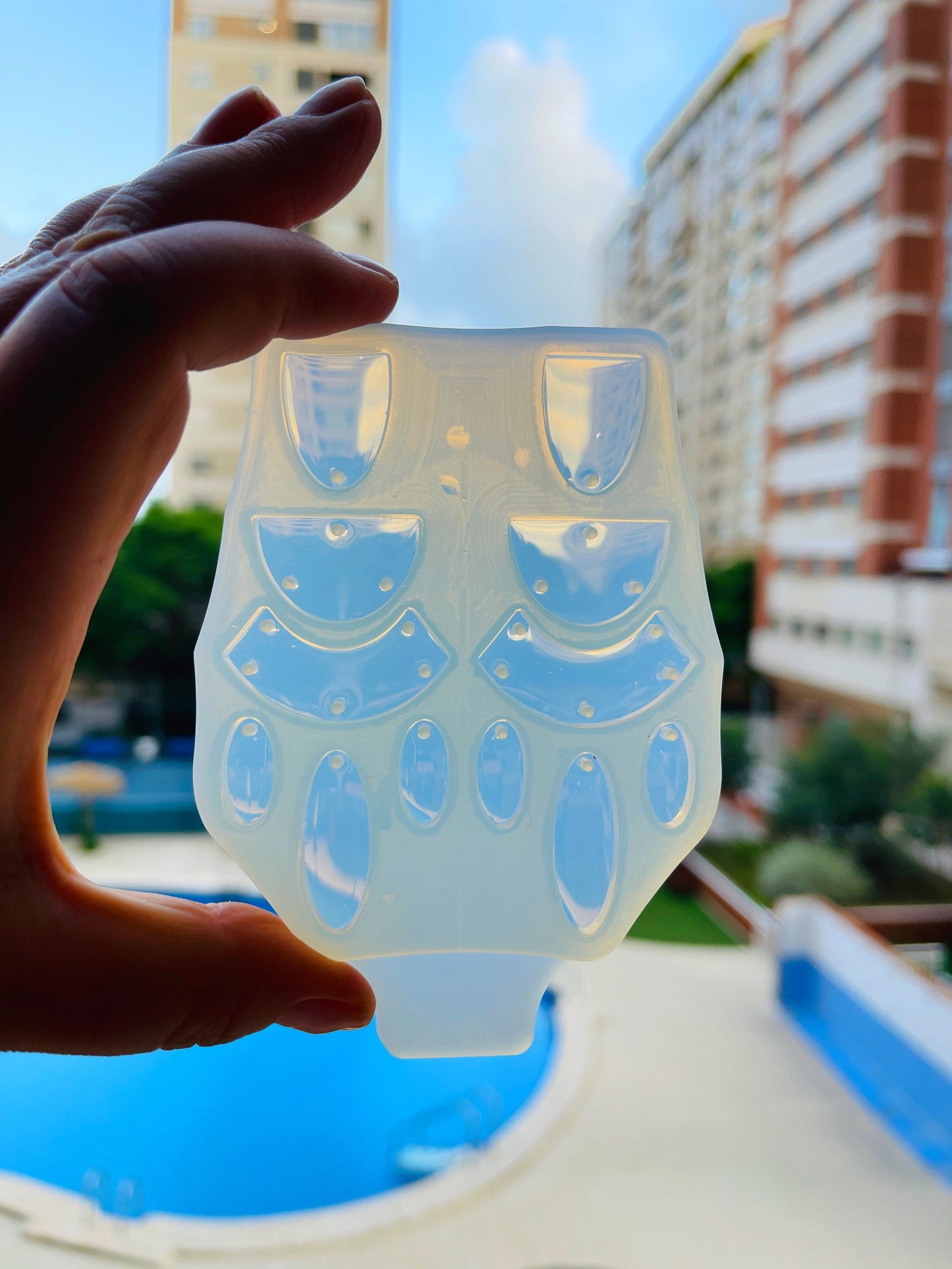 Silicone mold modern earrings  . Mold for UV and epoxy resin. Super gloss resin mold. Jewelry earrings free-form . Rubber mould.