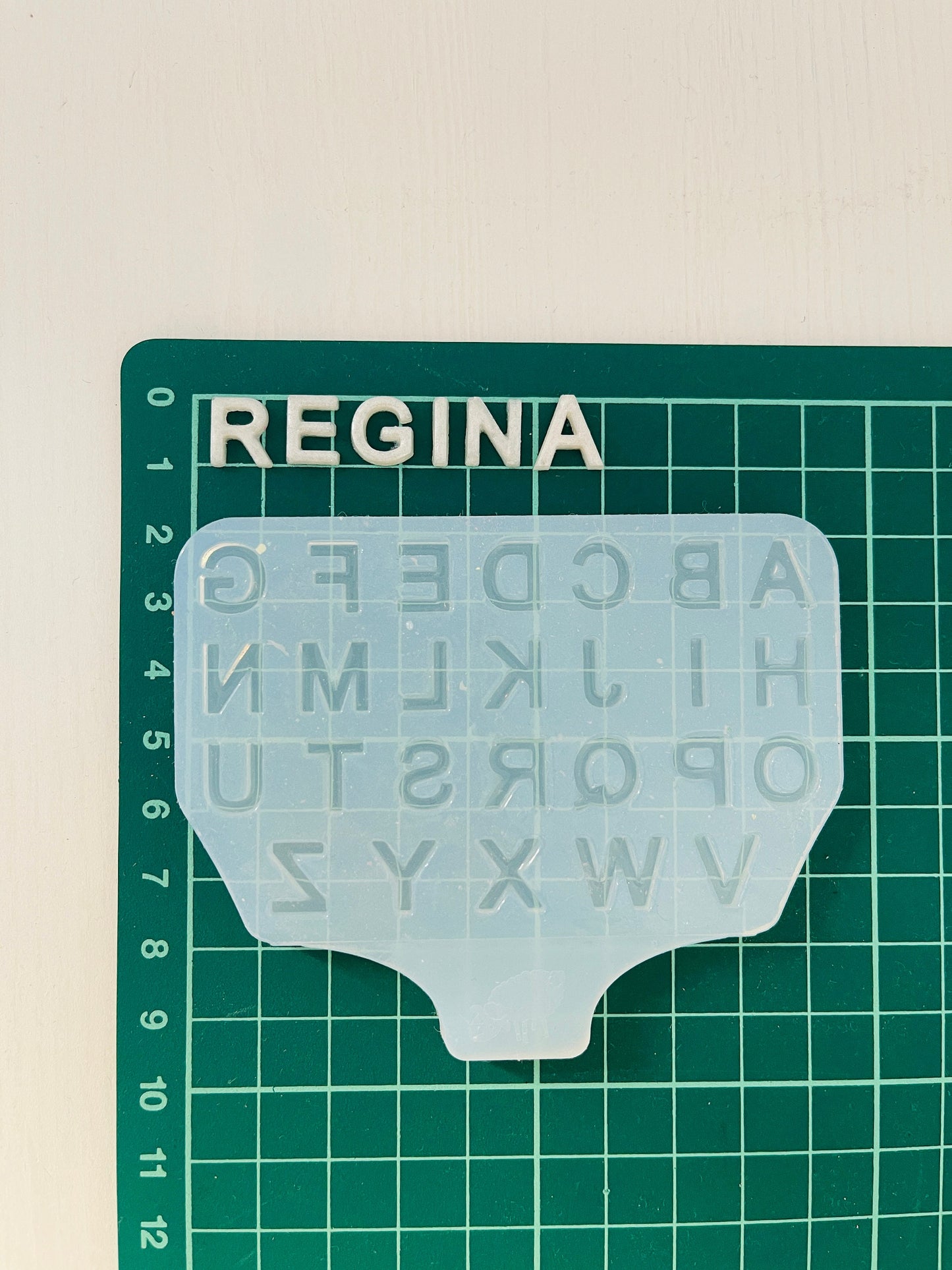Silicone mold LETTER earrings  . Mold ALPHABET
