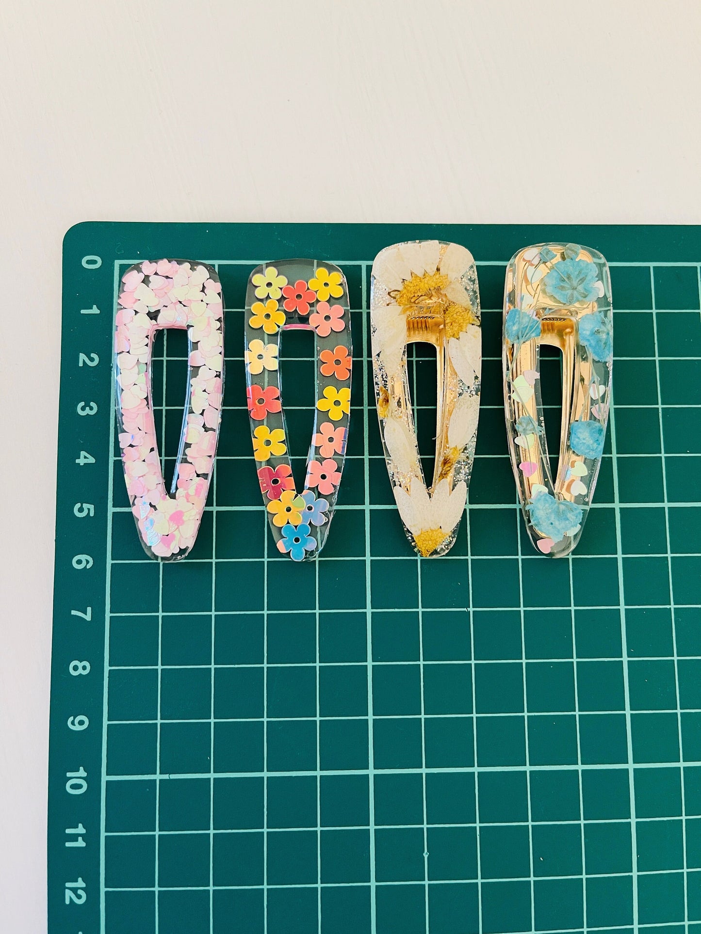 Hair clips Mold for epoxi and uv resin