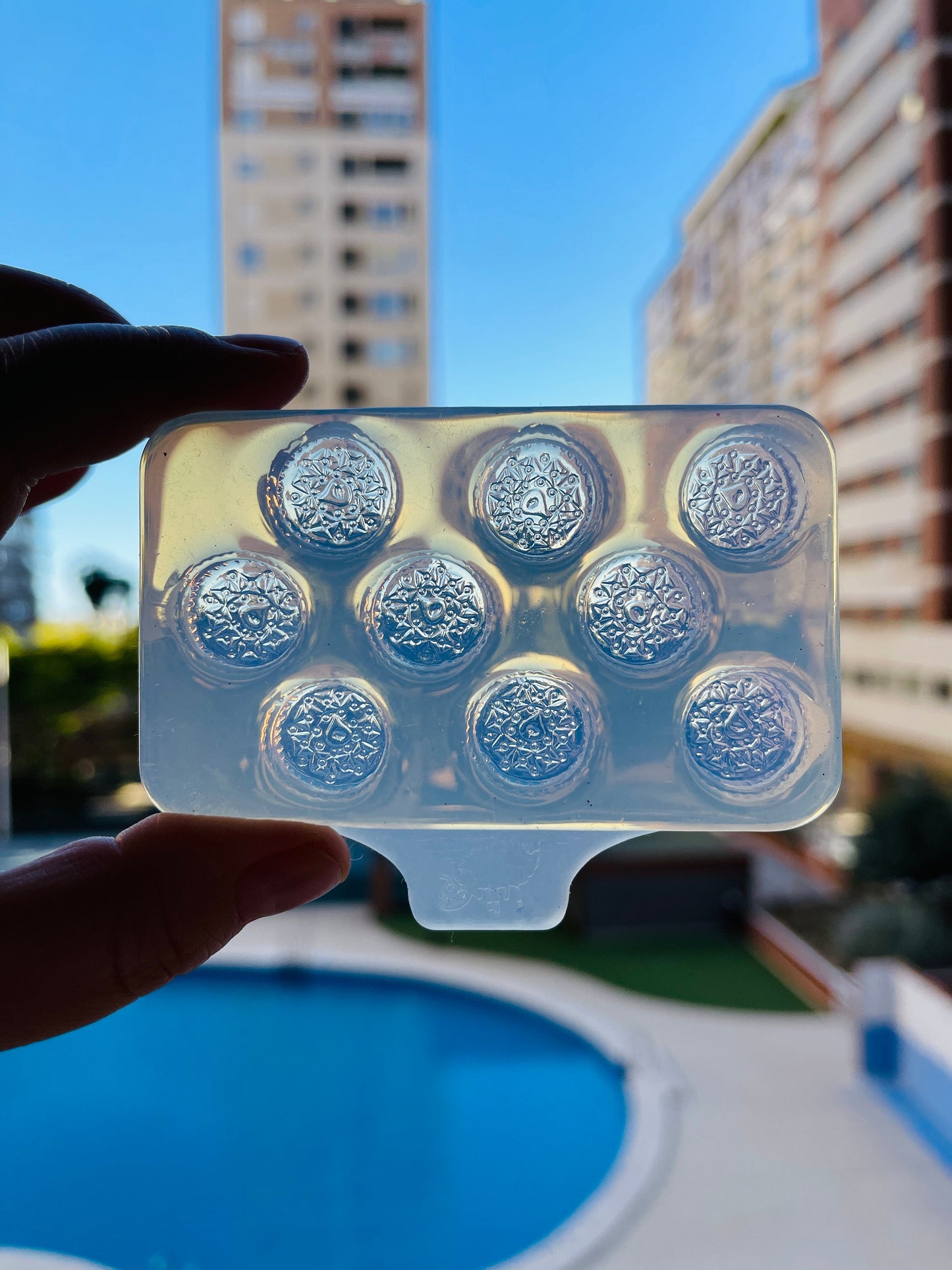 Cookies. Silicone mold modern earrings  . Mold for UV and epoxy resin.