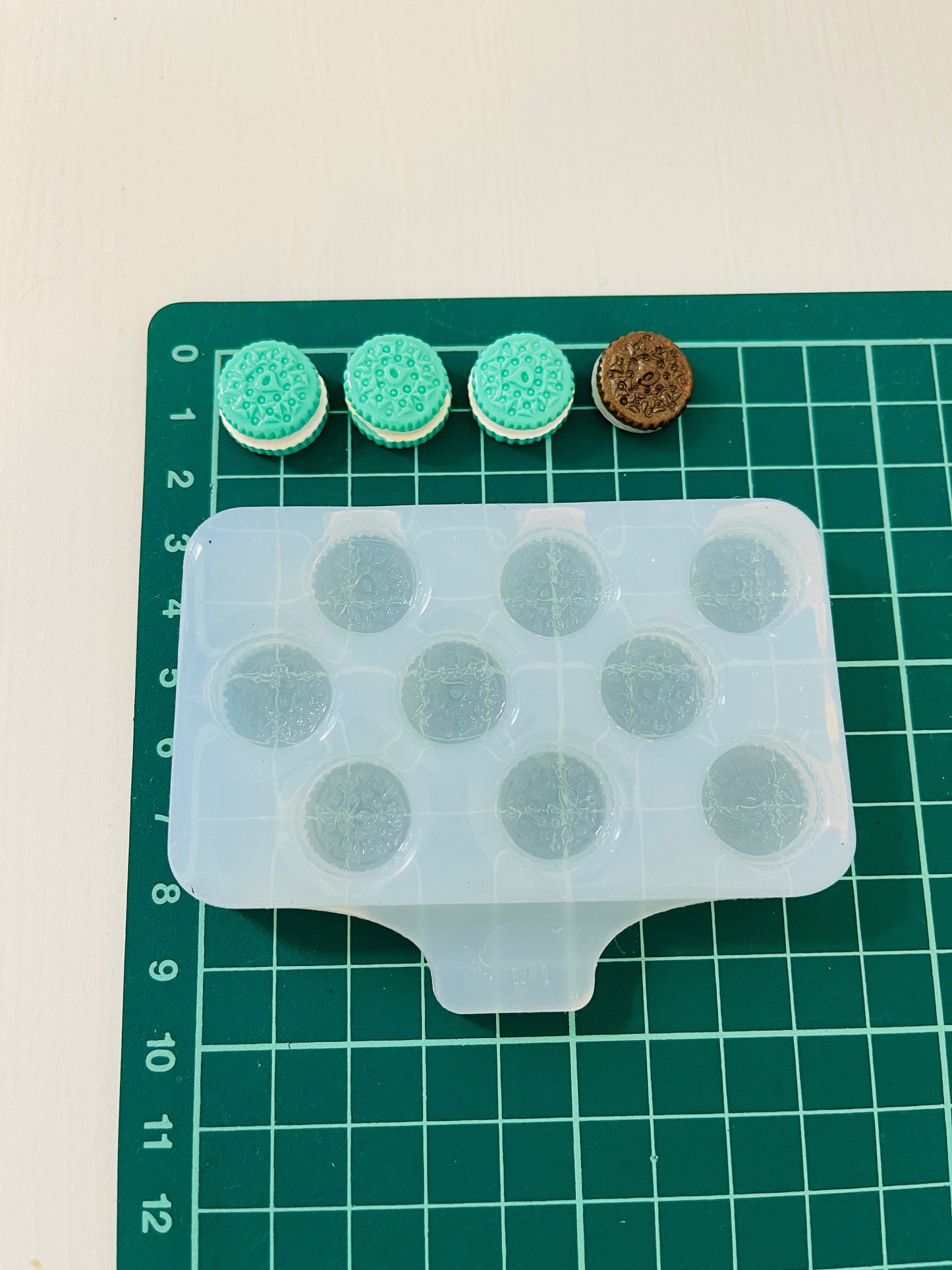 Cookies. Silicone mold modern earrings  . Mold for UV and epoxy resin.