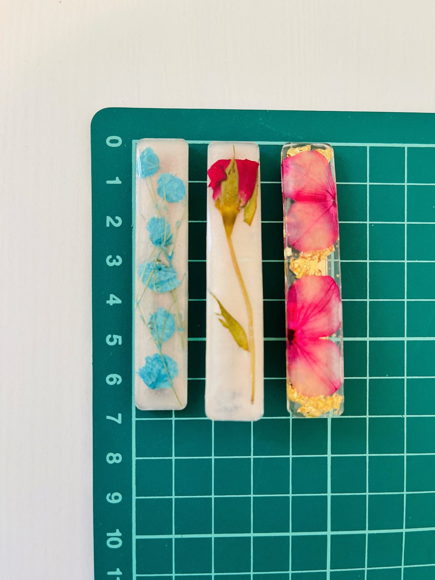 Hair clips6.5X1.2cm.  Mold for epoxi and uv resin