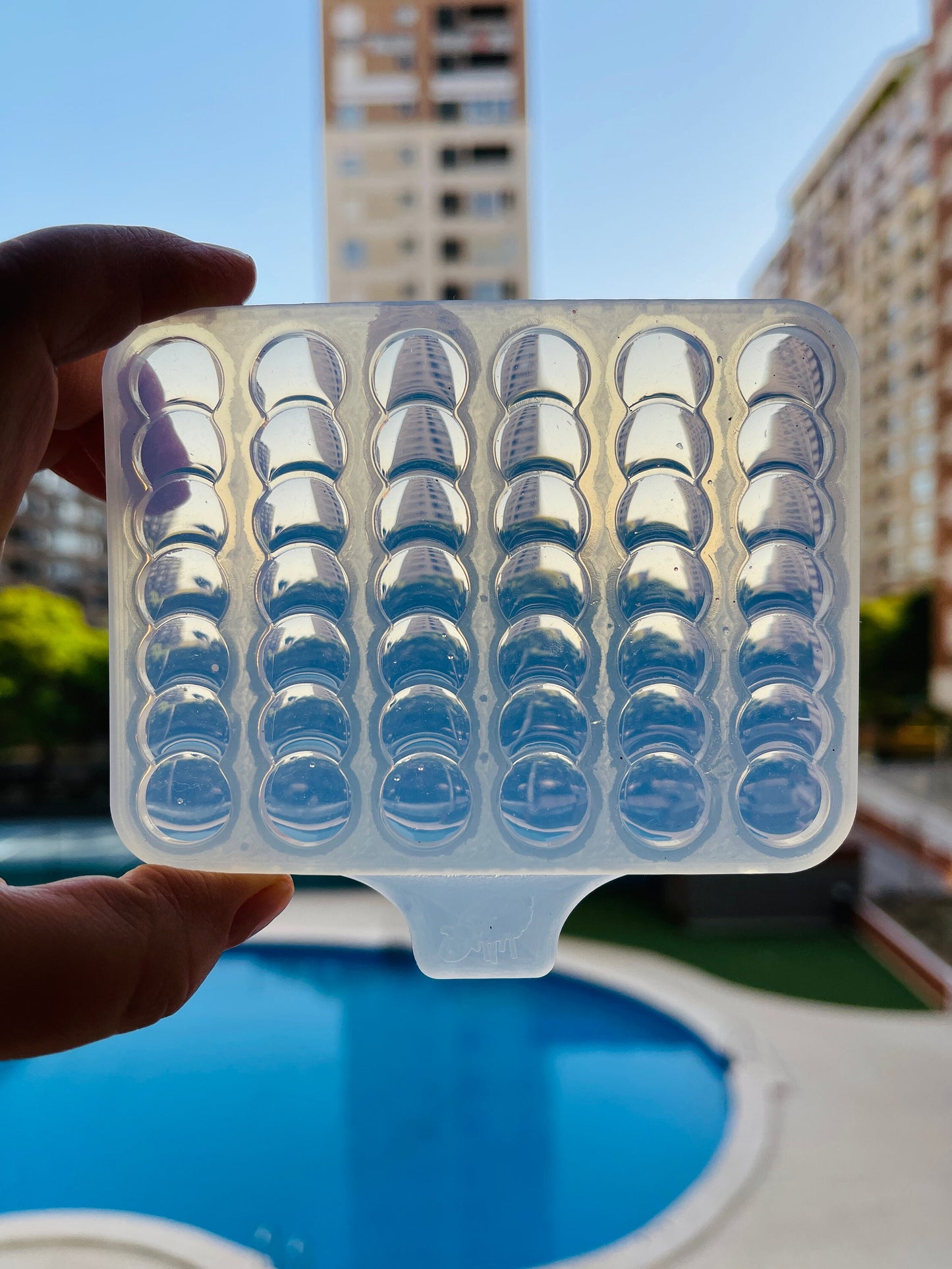 Hair clips mold 7X1.3cm.  Mold for epoxi and uv resin