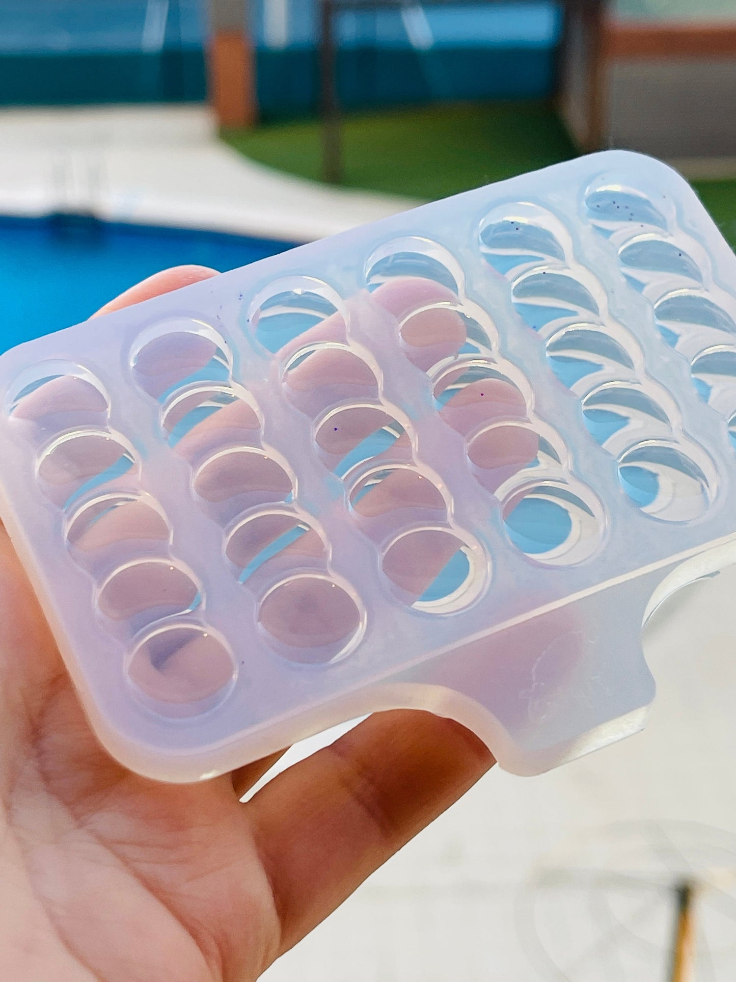 Hair clips mold 5.5X1.3cm.  Mold for epoxi and uv resin