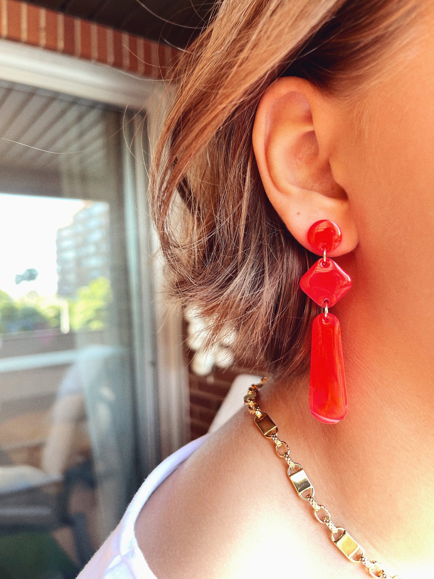 Silicone mold modern earrings  . Mold for UV and epoxy resin.