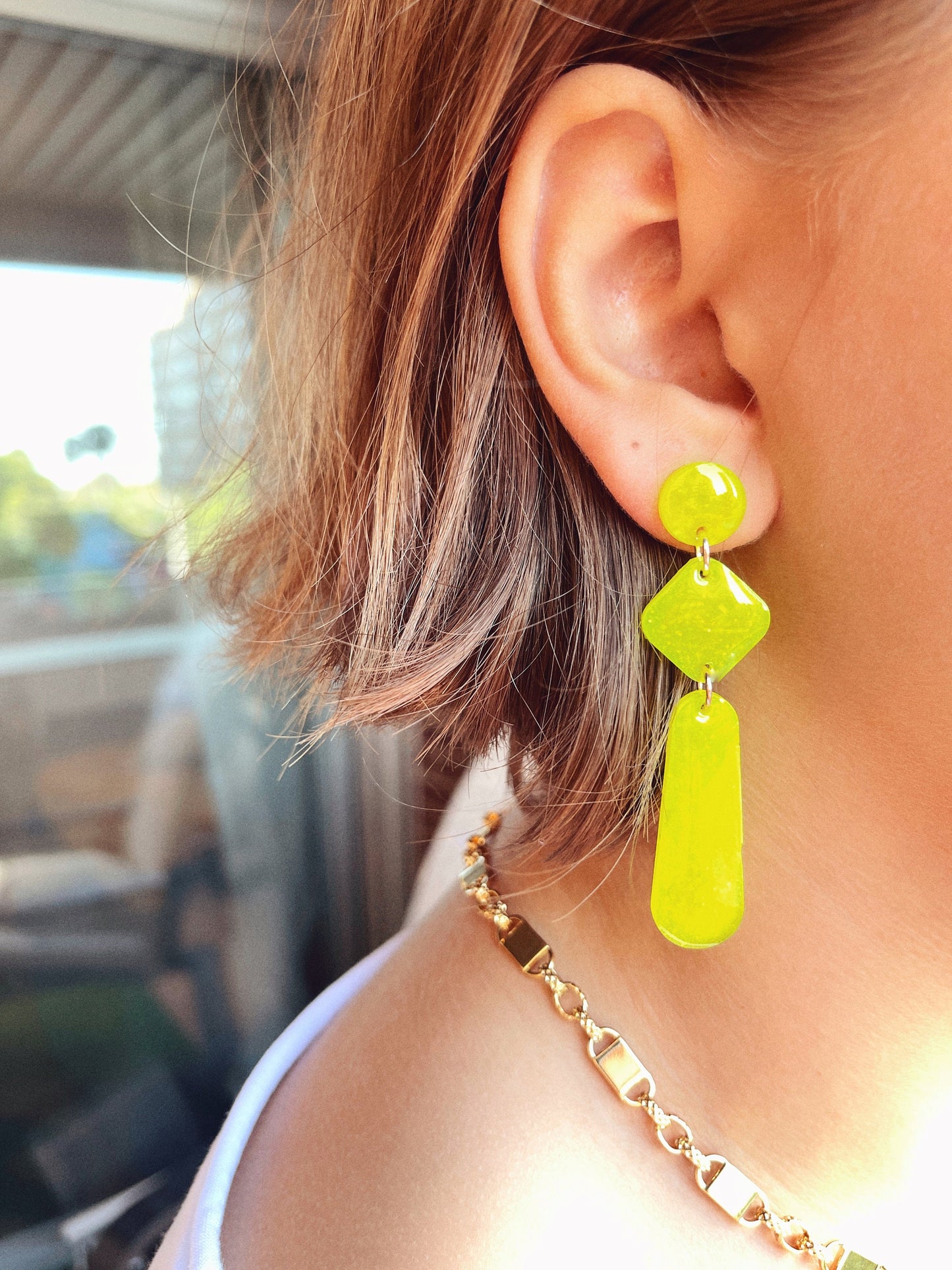 Silicone mold modern earrings  . Mold for UV and epoxy resin.