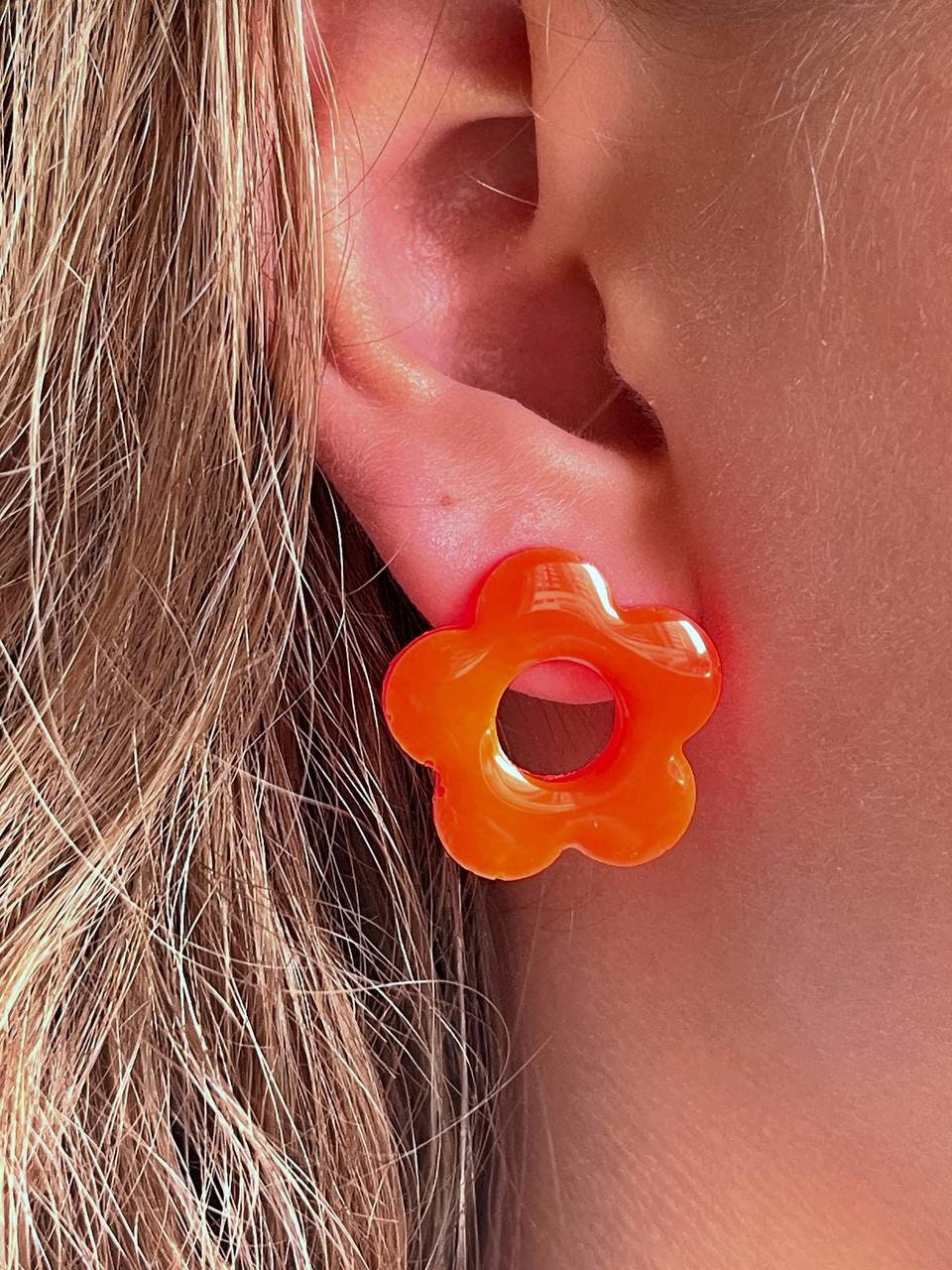 Silicone flower earrings. Mold for epoxy and UV resin. Super glossy resin form. flower shaped jewelry earrings. Rubber form.
