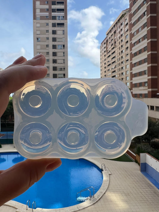 15, 20, 25 mm • Silicone Molds for Round Earrings • Mold for epoxy and UV resin • Super glossy resin form • Circle Shape Jewelry Earrings