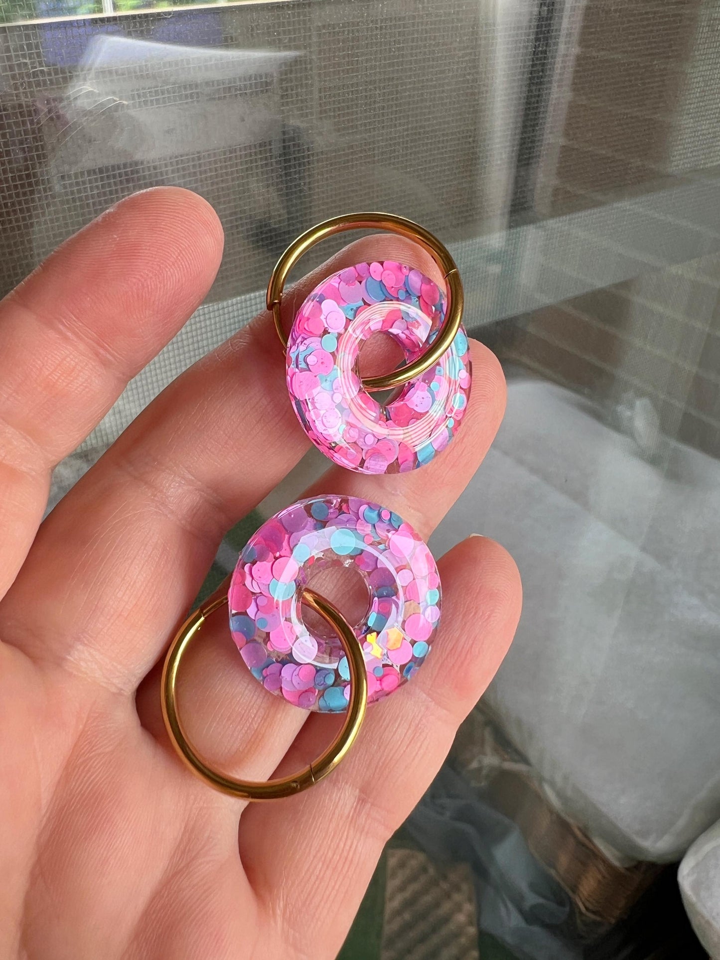 15, 20, 25 mm • Silicone Molds for Round Earrings • Mold for epoxy and UV resin • Super glossy resin form • Circle Shape Jewelry Earrings
